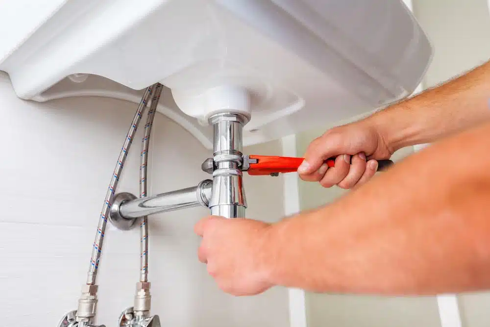Plumber Fixing Pipe Fittings