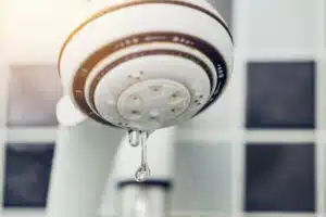 Close-up Of A Shower Leak